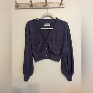 Purple Urban Outfitters Cardigan